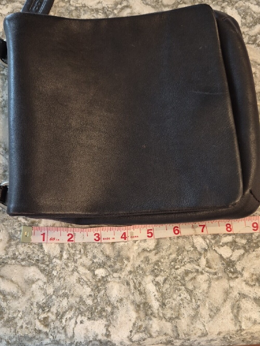 Vintage Coach Chelsea Black Leather Crossbody Bag - Picture 12 of 14
